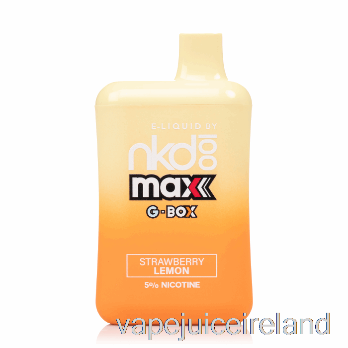 Vape Flavours GBOX x Naked 100 5500 Disposable Strawberry Lemon